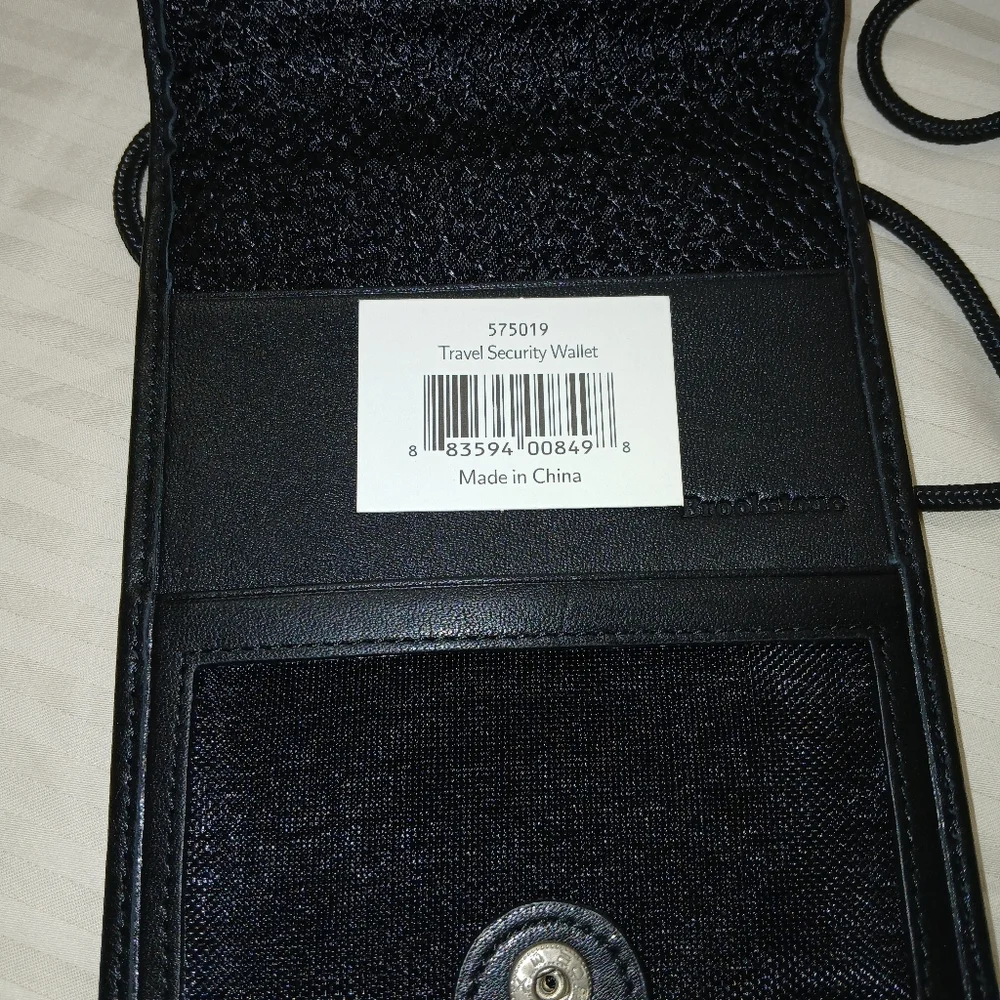 Brookstone Travel Security Wallet